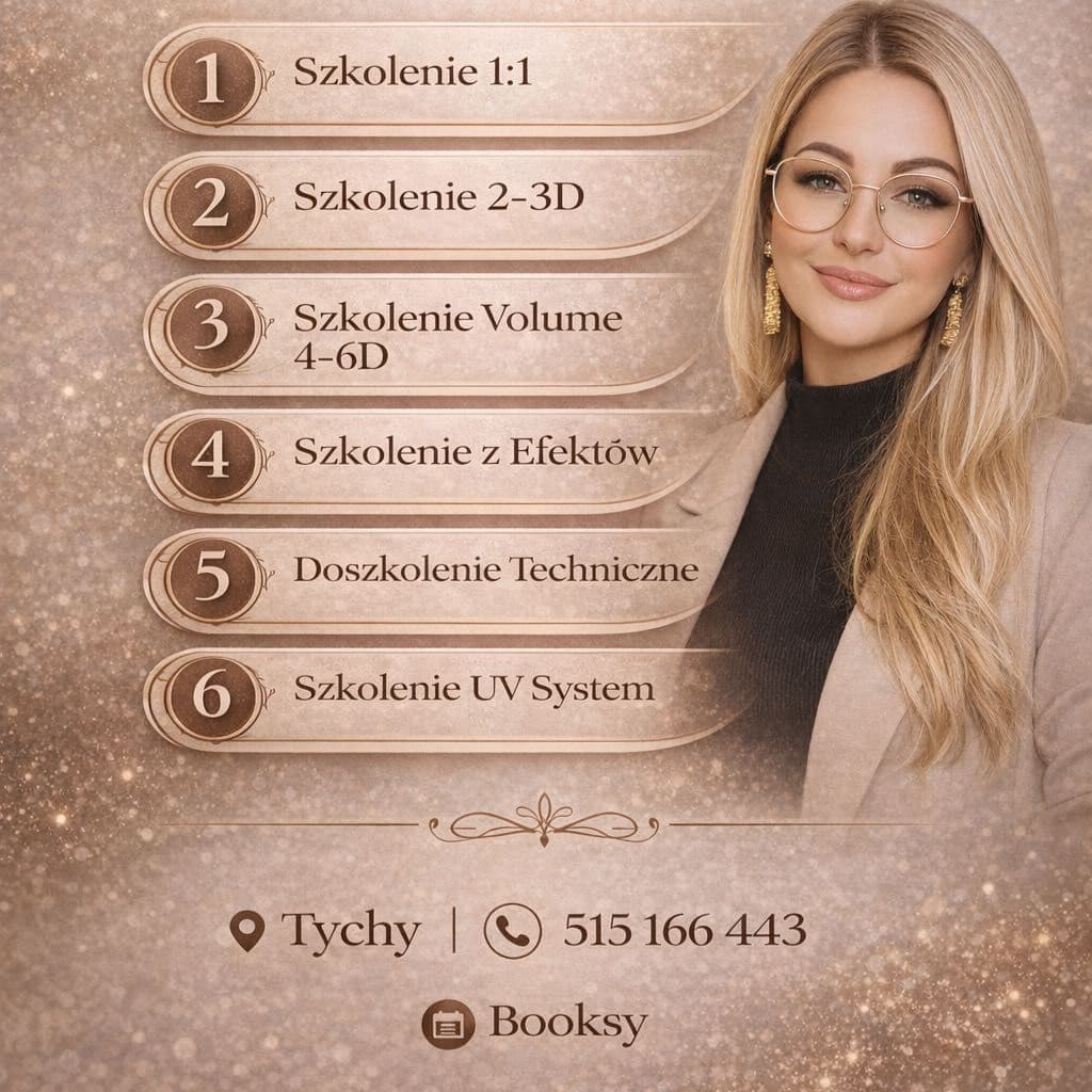 Aneta Cyganik — szkolenia stylizacji rzęs w Tychach